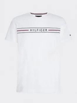 Image of Tommy Hilfiger Corp Hilfiger T-Shirt - White