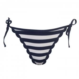 Image of SoulCal Scalloped Bikini Briefs Ladies - Stripes