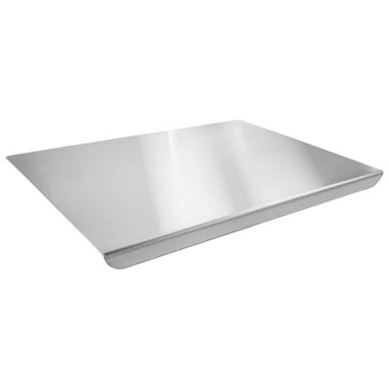 Image of Argon Tableware Counter Edge Chopping Board - 40 X 30Cm - Stainless Steel Non-Slip Kitchen Worktop Saver Food Cutting Protector