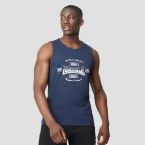 Image of Lonsdale Heavyweight Jersey Tank Vest - Blue