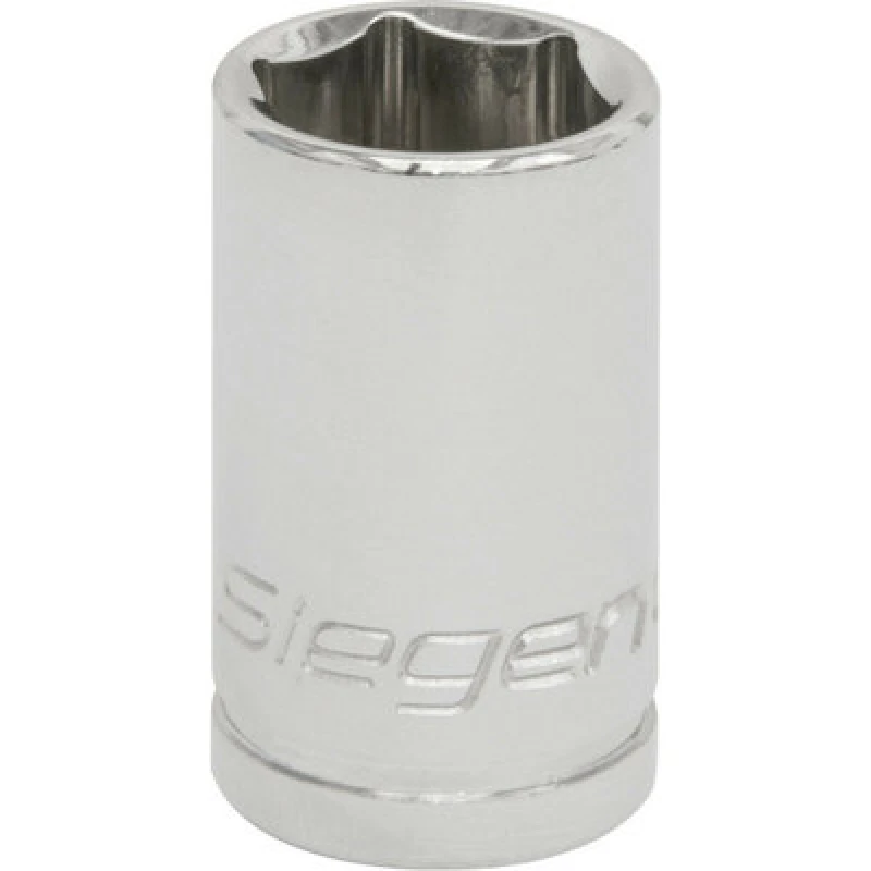 Image of Loops 12mm Chrome Plated Drive Socket - 3/8" Square Drive - High Grade Carbon Steel Metallics