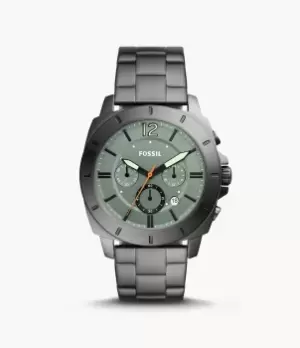 Image of Fossil Men Privateer Sport Chronograph Smoke Stainless Steel Watch