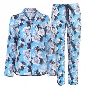 Image of Cyberjammies Floral Pyjama Set - Blue