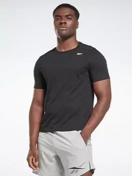 Image of Reebok Speedwick Athlete T-Shirt, Black, Size S, Men