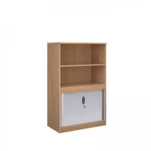 Image of Systems combination unit with tambour doors and open top 1600mm high