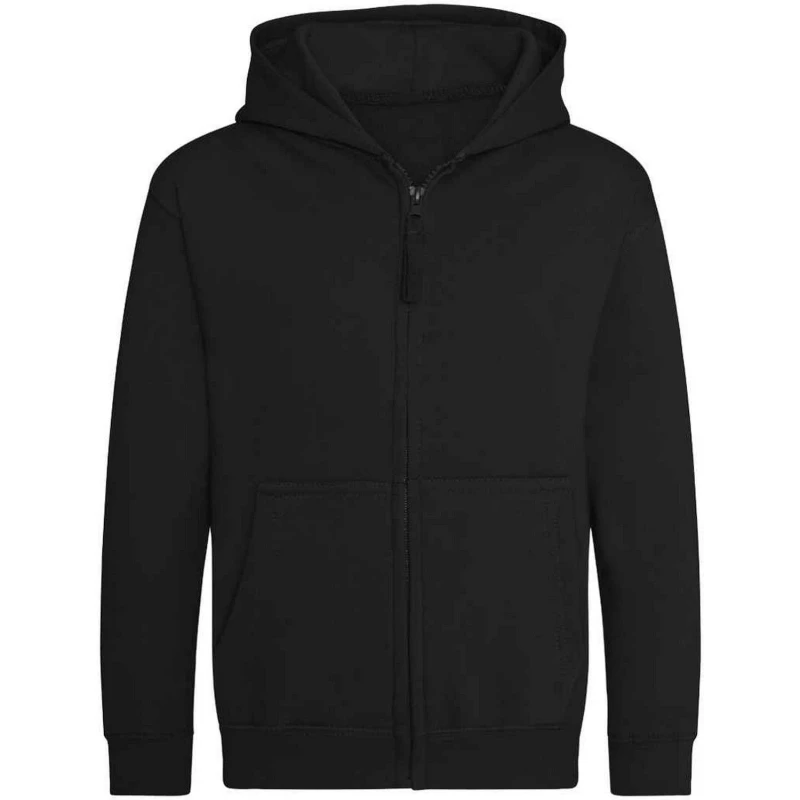 Image of Awdis Zoodie boys's Children's sweatshirt in Black
