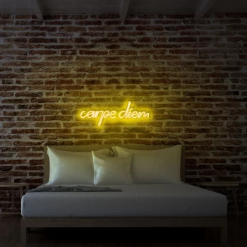 Image of Carpe Diem - Yellow Yellow Wall Lamp
