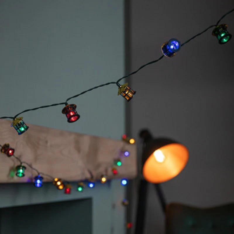 Image of Samuel Alexander 4M 40 LED Palace Cage Christmas String Lights In Multi-Coloured