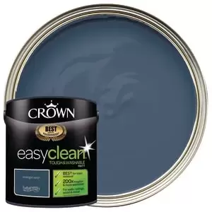 Image of Crown Easyclean Matt Emulsion Paint - Midnight Navy - 2.5L
