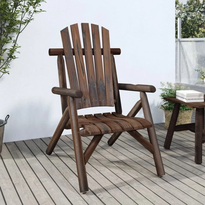 Image of VIDAXL Garden Chair 68x86x103cm Solid Wood Spruce Vidaxl 8720845754600