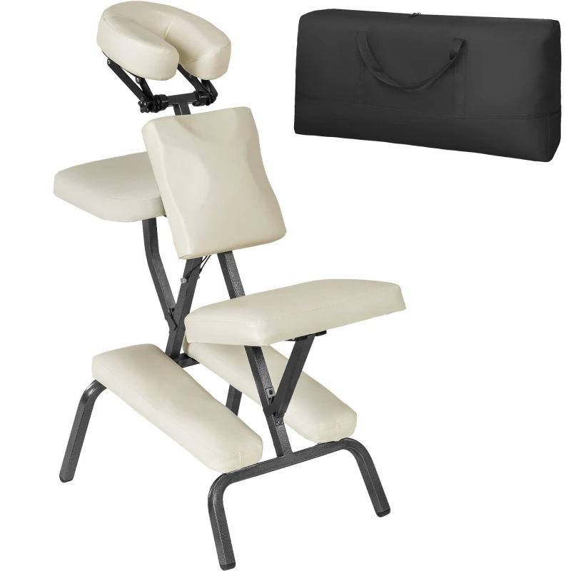 Image of tectake Massage Chair in Beige Beige Unisex
