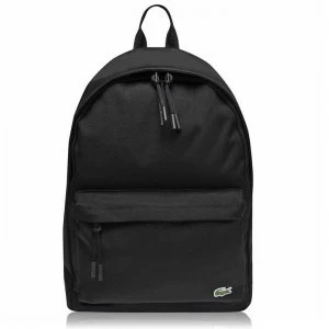 Image of Lacoste Lacoste Logo Backpack - Black 991