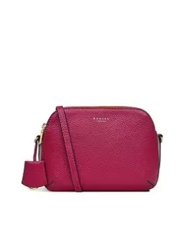 Image of Radley Dukes Place Medium Ziptop Crossbody - Dark Rose