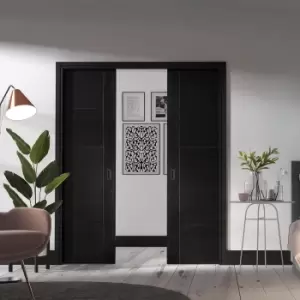 Image of Internal Double Pocket Door System - 1524 x 1981mm