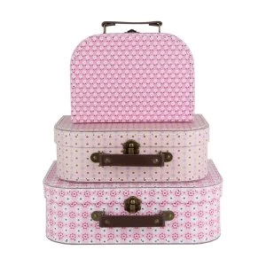 Image of Sass & Belle Spring Retro Daisy 3 Piece Set Suitcases
