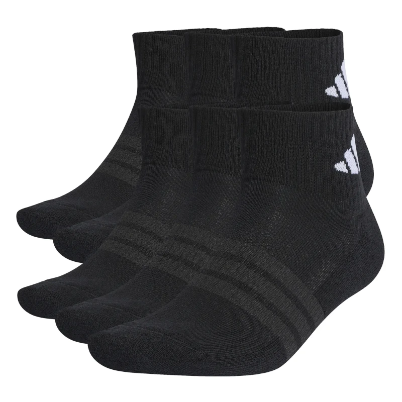 Image of Adidas Football Socks adidas Essentials (x6) Noir Unisex 40/42