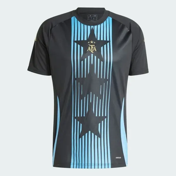 Image of adidas Argentina Pre Match Shirt 2024 Adults International Replica Shirts S Black 36246603350