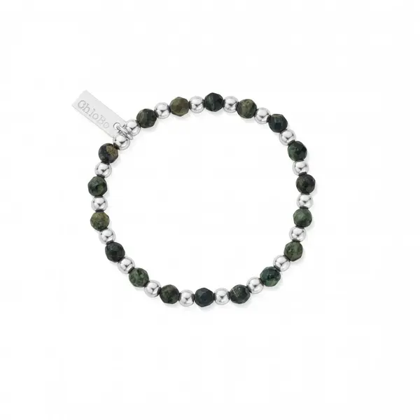 Image of ChloBo Children's Junior Kambaba Jasper Ball Bracelet CSBKJBM