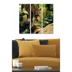 Image of MDF2578114 Multicolor Decorative MDF Painting (3 Pieces)