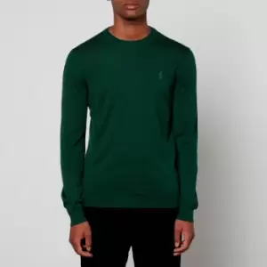 Image of Polo Ralph Lauren Mens Merino Wool Jumper - Hunt Club Green - M