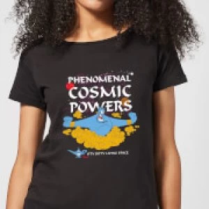 Image of Disney Aladdin Phenomenal Cosmic Power Womens T-Shirt - Black - 3XL