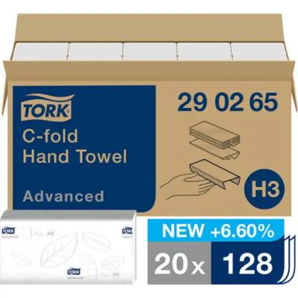 Image of TORK 290265 Paper towels White 20 pc(s)