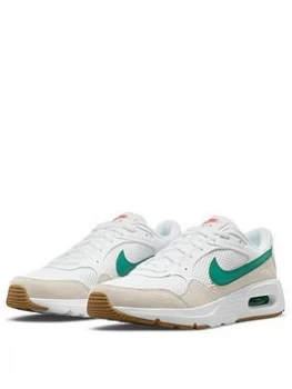 Image of Nike Air Max SC Junior Trainer - White/Green, Size 4
