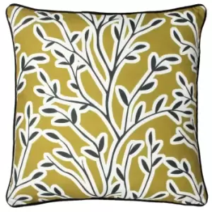 Image of Annika Floral Cushion Honey