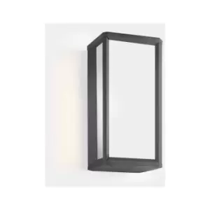 Image of LEDS C4 Skat Mini Outdoor LED Mini Box Wall Lantern Urban Grey, White IP65 9W 2700K