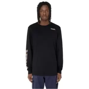 Image of Diesel Just Long Sleeve T-Shirt Mens - Black