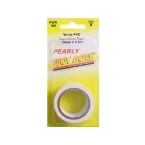 Image of Wot-nots - pvc Insulation Tape - White - 19mm x 4.6m - PWN156