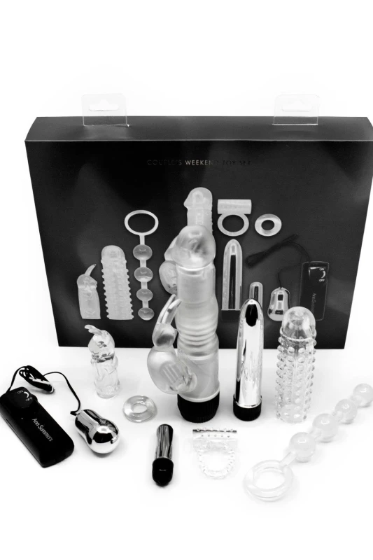 Image of Ann Summers Womens Couple's Weekend Toy Set in Silver Silver Female