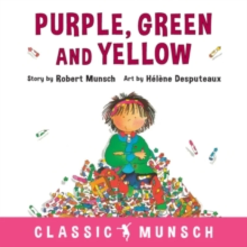 Image of Robert Munsch Purple, Green and Yellow Book Multi unisex