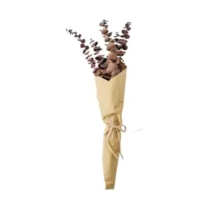 Image of Crossland Grove Dried Eucalyptus Bundle Paper Wrap Dark Purple 680Mm