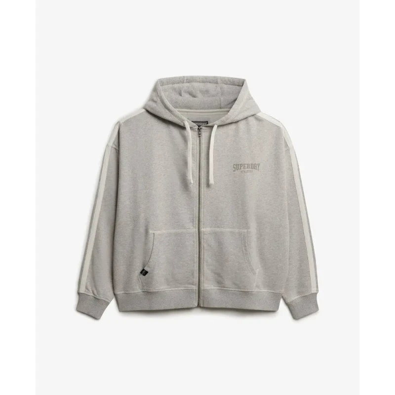Image of Superdry Womens hooded sweatshirt Superdry Athletic Essentials Gris Female S