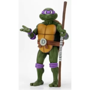 Image of NECA TMNT Cartoon Giant-Sized Donatello 1/4 Scale Action Figure Teenage Mutant Ninja Turtles