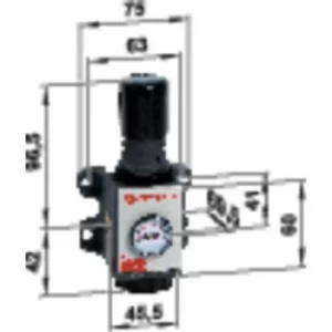 Image of Norgren Pressure regulator R92G-2GK-RMG