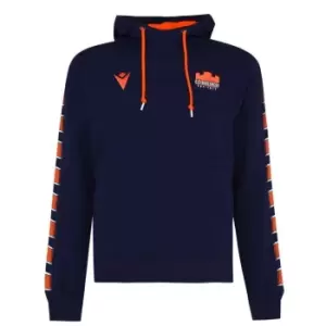 Image of Macron Edinburgh Cotton Hoodie Mens - Blue