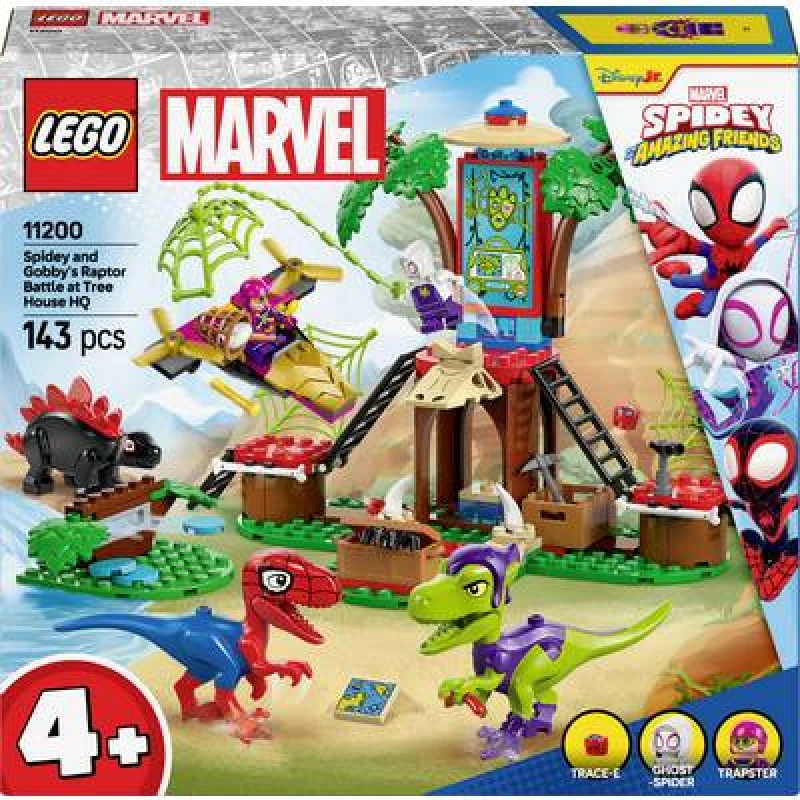 Image of LEGO LEGO Marvel Spidey & Gobby's Raptor Battle, Tree House 11200