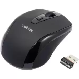 Image of LogiLink Mini Wireless mouse Radio Optical Black 3 Buttons 1600 dpi