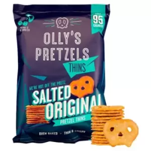 Image of Ollys Pretzels Pretzel Thins - Original Salted - 140g x 7
