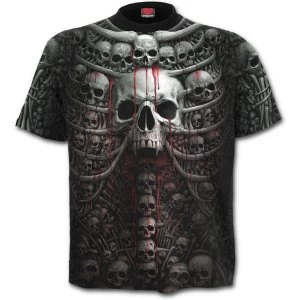 Image of Death RibAllover Mens Medium T-Shirt - Black