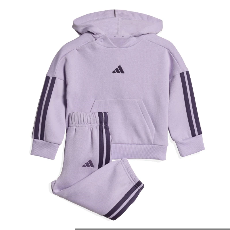 Image of adidas 3-Stripe Essentials Joggers Set Infants Plum unisex 0-3 Months
