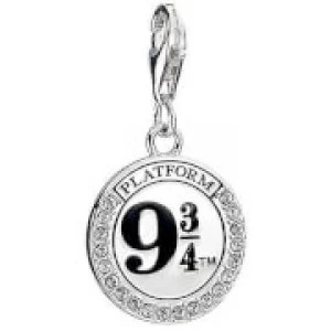 Image of Harry Potter Sterling Silver Platform 9 3/4 Necklace Embellished with Swarovski Crystals