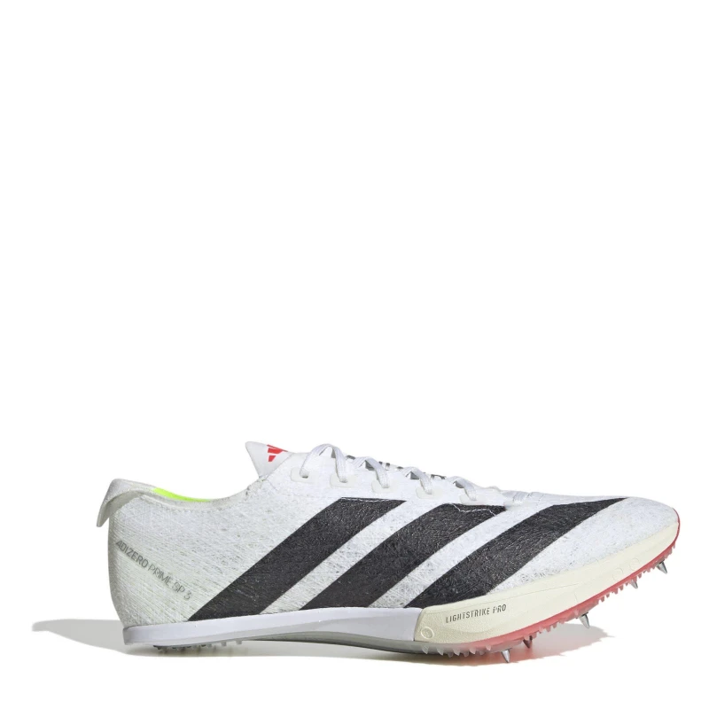 Image of adidas Adizero Track Running Spikes Adults White/Core Blck unisex 6.5 (40)