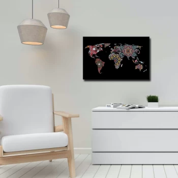 Image of 45702019C - 067 Multicolor Decorative Canvas Painting