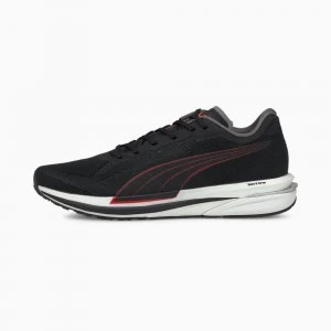 Image of PUMA Velocity Nitro Mens Running Shoes, Black/Lava Blast Size 9 Shoes