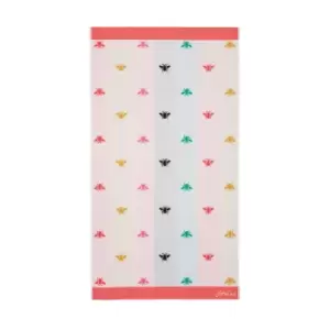 Image of Joules Rainbow Bee Bath Sheet, Multi