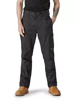Image of Dickies Action Flex Trouser, Black, Size 36, Men
