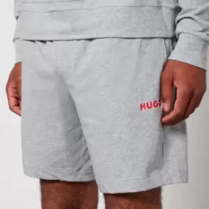 Image of HUGO Bodywear Linked Cotton-Blend Jersey Lounge Shorts - L